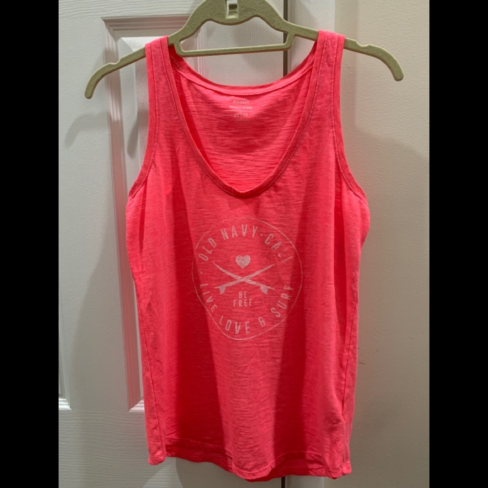 Old Navy Salmon Tank